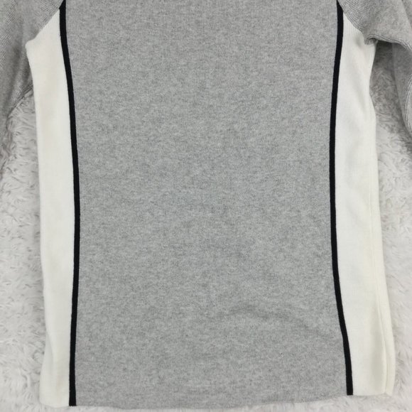 Tommy Hilfiger Womens Sweater Pullover Embroidered Logo Gray Long Sleeve Knit S - Picture 8 of 12